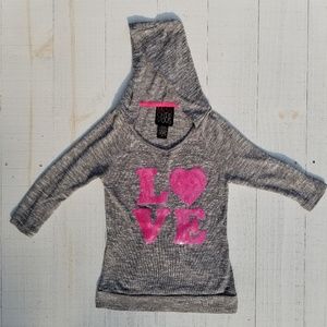 Girls hooded sweater shirt sequins💲3 for $20🛒